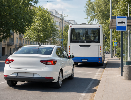 Autobuzele și stațiile: cum conduci calm ca începător